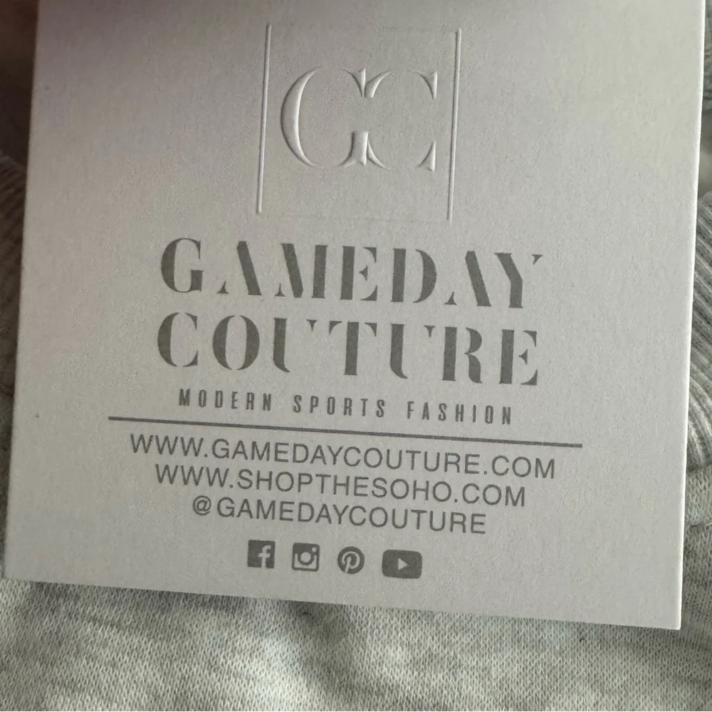 USC Trojans Oversized Sweater XXL Gameday Couture Gray Drop Shoulder Crew Neck - Picture 9 of 10